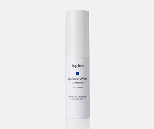 Safe and Effective Skin Brightener from Japan | UV Damage | Dark Spot | Pigmentation | Age Spot | Arbutin | b.glen QuSome White Essence (15ml)