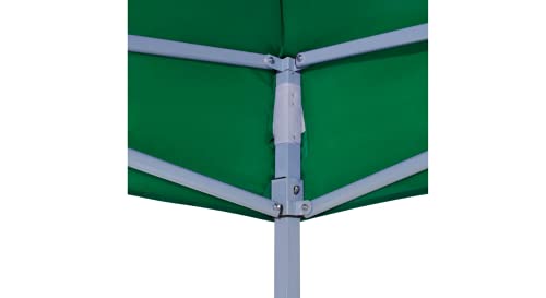 Partyzelt-Dach 3x3 m Grün 270 g/m² Gartenbauten Pavillon-Rahmen Dächer für Pavillions stabil – Bild 6