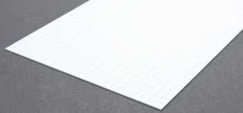 White Styrene Plastic Sheets .125in x 12in x 24in (2)
