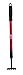 Bond Manufacturing Non Bond LH011 5 Tine Cultivator with Telescopic Handle & Non-Slip Grip, 1 EA, Red primary