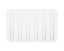 Essentra Home Matte White Self-Draining Rectangular