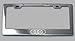 Audi "4 Rings Logo" Chrome License Plate Frame