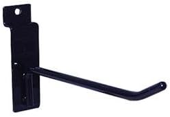 8" Slatwall Slat Retail Store Display Fixture Hook 3/16"D BLACK Lot of 100 NEW