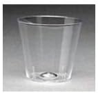 Royal Plasticware Elite Shot Clear Glass, 1 Ounce - 50 per pack -- 50 packs per case.