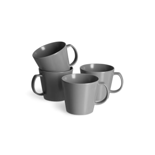 SPRINGLANE Geschirrset 16-tlg. Sweet Scandi, Anthrazitfarbiges Geschirrservice für 4 Personen aus New Bone Keramik, skandinavisches Design, matt thumbnail 2