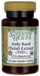 Holy Basil (Tulsi) Extract 400 mg 60 Veg Caps by Swanson Superior Herbs