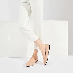 BABUDOG Women's Mesh Flats Shoes Pointed-Toe Dress