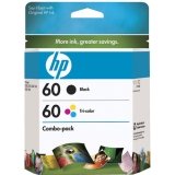 HP CD947FN Combo Pack 60, Tri-Color