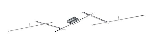 Trio Leuchten LED Deckenleuchte Arvin 628410507, Metall Nickel matt, inkl. 22 Watt LED, Fernbedienung, Farbwechsel