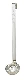 HIC Single-Piece Kitchen And Soup Ladle, 18/8 Stainless Steel, 12-Inch, 2-Ounce Capacity