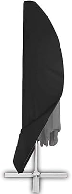 Amazon Com Offset Umbrella Cover Patio Umbrella Cover For 9ft To 13ft Cantilever Parasol Outdoor Market Umbrellas Cover With Zipper And Water Resistant Fabric Dark Kitchen Dining