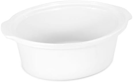 Replacement Stoneware Crock Pot 7 Quart Oval Slow Cooker White 130003 000 000 Amazon Ca Home Kitchen
