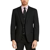 Alfani Men's Slim Fit Stretch Solid Suit Jacket Black Size 46