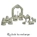 Irish Celtic Nativity Set - 10-Piece Set