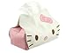Hello Kitty Head Shaped Tissue Box Cover White