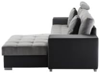 Canapé Angle Convertible Méridienne Droite Alice Pu