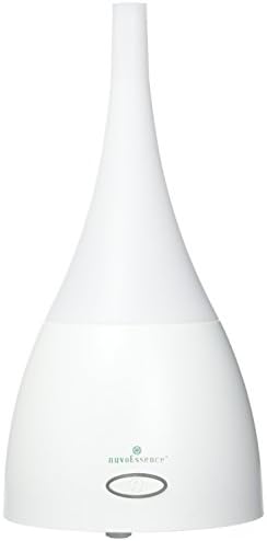 NuvoEssence Ultrasonic Essential Oil Diffuser- Cool Mist Aroma Humidifier for Aromatherapy with Color Changing LED Lights, Waterless Auto Shut-Off, and Mist (NV-D5000)