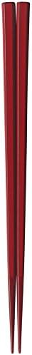 Fukui Craft 22.5Cm Rectangle Chopsticks Lacquer Ginshu Red Coat 0.2 x 8.9 x 0.3