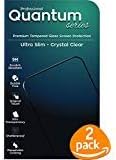 Professional Quantum Series Screen Protectors (2-Pack), Ultra Slim, 9H Tempered Glass, Shatterproof, Scratch Resistant, Bubble Free. Compatible with Apple iPhone 8Plus, 7Plus, 6s Plus & 6Plus.