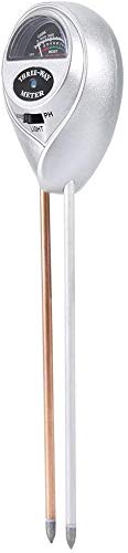 Wifehelper Soil Tester, 3 in 1 Soil Moisture Meter Plant Moisture Sensor Meter Humidity Monitor Light PH Detector with Probe for Indoor Outdoor Plants Care