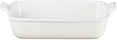 Le Creuset Heritage Rectangular Dish Stoneware 26 cm Meringue 2.4L