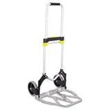 Safco Products 4052 Stow-Away XL Collapsible Utility Hand Truck, Silver
