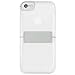 LUVVITT® Hybrid Transparent Case/Cover for iPhone 5C with Kickstand Retail Packaging - Clear/Gray