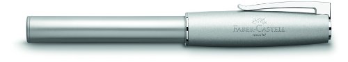 Faber castell loom metallic silver fountain pen - m (#1…