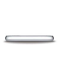 Women's Platinum 2.5mm Traditional Dome Oval Wedding Band Ring