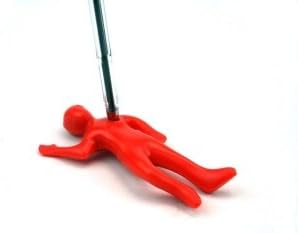 CLL Pack of 2 Dead Fred Pen Holder Red Color