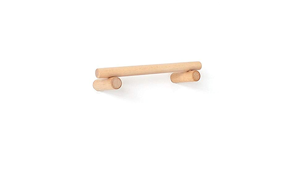 Gancho de baño Anillo de toalla Toallero de madera maciza ...