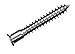 7 mm x 50 mm Highpoint Confirmat Screws-25Pcs-, Pozi-Flat Head, Zinc-Fin- 25PK