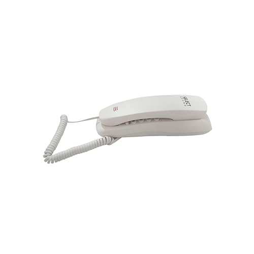 Select Sound | Teléfono Alámbrico Compacto para Montar en Pared con Cancelación De Ruido