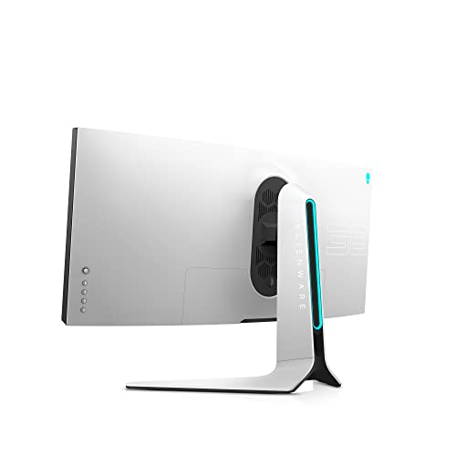 Alienware Ultrawide Curved Gaming Monitor 38 Inch, 144Hz Refresh Rate, 3840 x 1600 WQHD , IPS, NVIDIA G-SYNC Ultimate, 1ms Response Time, 2300R Curvature, VESA Display HDR 600, AW3821DW - White