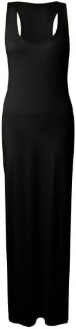 Trendy-Clothings Women's Racer back Sleeveless Maxi Dress