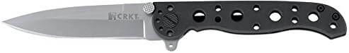 Columbia River Knife & Tool M16-13SFG EDC Folding Pocket Knife: Special Forces Everyday Carry, Black Serrated Edge Tanto, Veff Serrations Automated Liner Safety, Dual Hilt, G10 Handle, 4-Position Pocket Clip, 8.25-Inch open, Black Blade / G10 Handle
