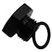 6AN Male O-ring Boss Port Plug Seal Nut Block Off Cap Aluminum Fuel Fitting Adapter Hex Plugs with AN-06 ORB Black