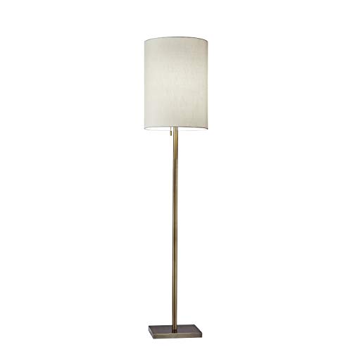 Adesso 1547-26 Liam Floor Lamp, 60.5 in., 100 W Incandescent/20 W CFL, Dark Bro…