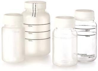 EP Scientific Polystyrene No Pill Sterile Bottle, 120mL Capacity without Thiosulfate Tablet (Case of 200)