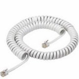 Panasonic White Handset Cord 12 Ft. for KX-T, KX-DT, KX-NT Phones