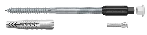fischer Abstandsmontagesystem TherMax 8 / 80 M6 für Dämmstoffe, Dämmstoffdübel zur Befestigung leichter Lasten in Wärmedämmverbundsystemen, mit Anti-K