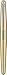 PILOT Metropolitan Collection Gel Roller Pen, Gold Barrel, Zig-Zag Design, Fine Point, Black Ink (91203)