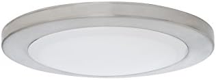 Amax Lighting - Led Slim Disk - Nickel - Total Bulb Wattage: 12