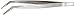 Mercer Culinary 18-8 Stainless Steel Chef Plating Tongs, Curved Tip, 6-1/8 Inch