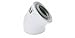 Rinnai 224077PP 45 Degree Condensing Vent Pipe Elbow, 2-Piece