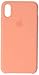 Apple Silicone Case (for iPhone X) - Peach