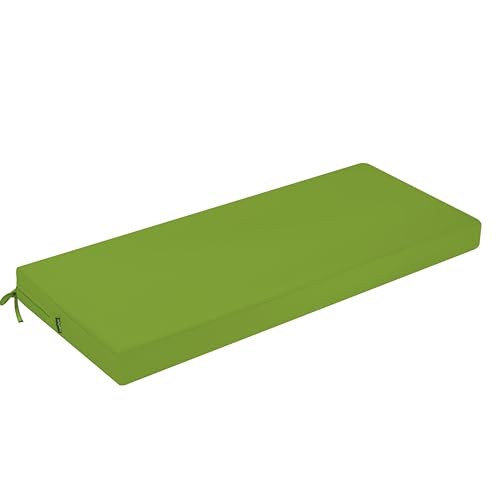 PRIMEPATIO Bankauflage Outdoor 150x50, Wasserdichtes Sitzkissen, Grün