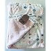 Chick Pea Pink Elephant/Giraffe/Flowers/Butterflies Baby Blanket