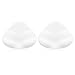 KissBobo Women's Bra Inserts Silicone Breast Enhancer Shaper Push up Bra Pads(Triangle,Clear )