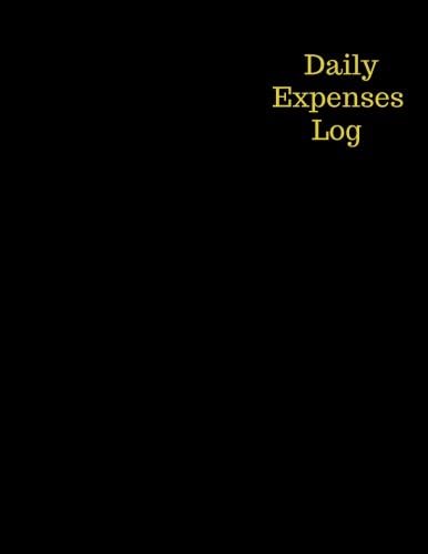 Daily Expenses log: Black Expense Ledger, Stock Record Tracker, Daily Sales Log Book, Journal Notebook for Personal, Company and Business Usage. ... Book Size. (Office Supplies) (Volume 4) Paperback – April 29, 2017